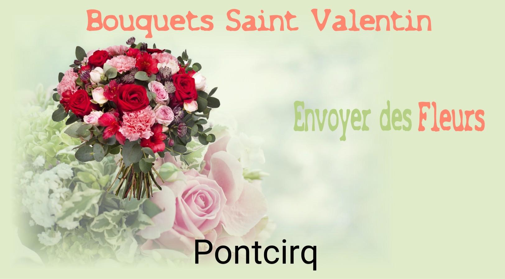 Roses de Saint-Valentin livrées à Pontcirq